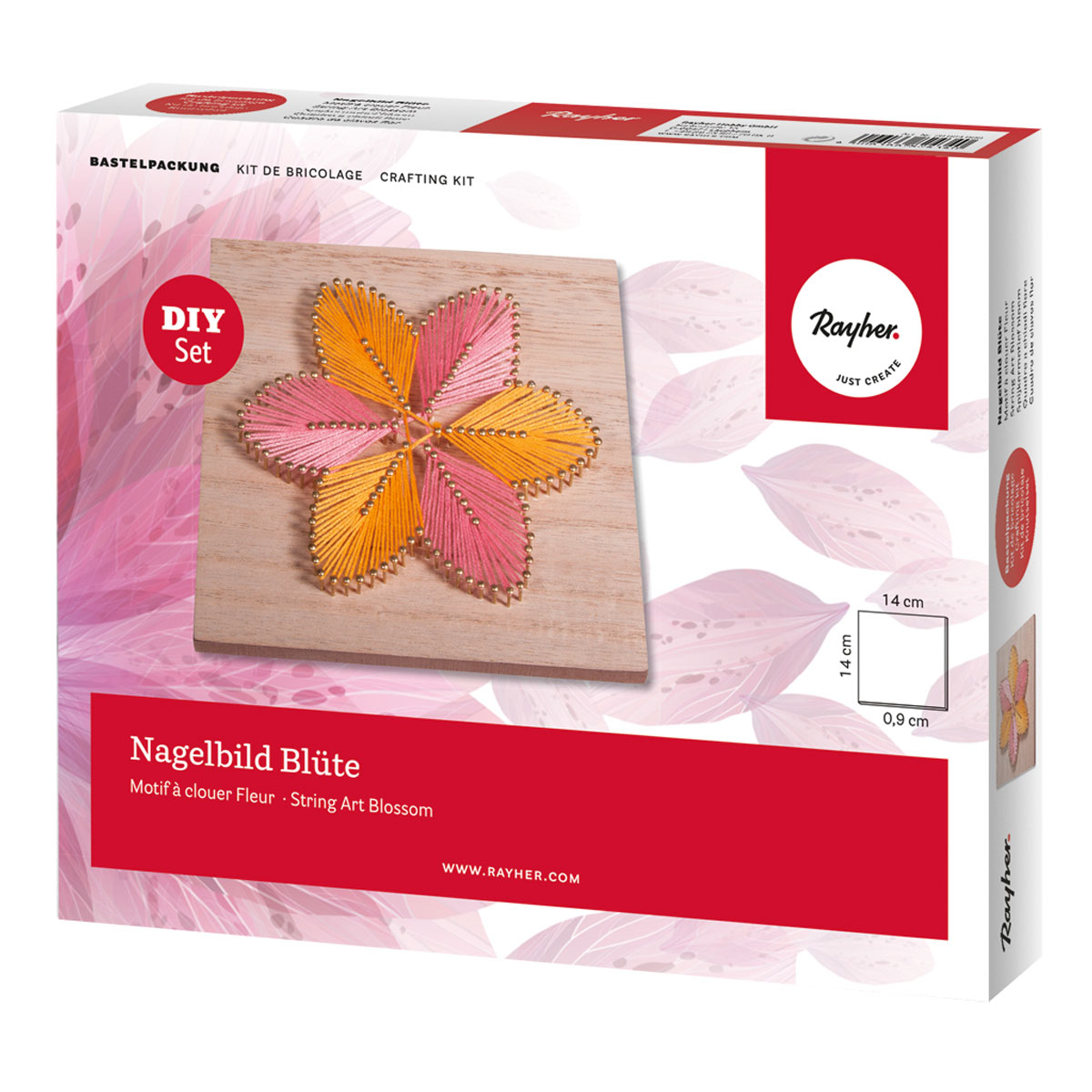 Kit de bricolage - Motif à clouer - Fleur