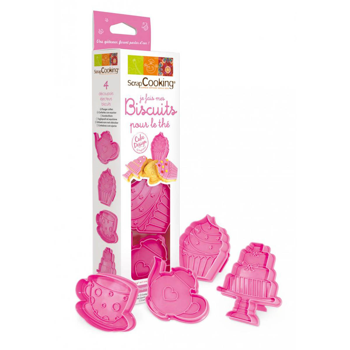 Kit «Je fais mes biscuits pour le thé» - Scrapcooking 