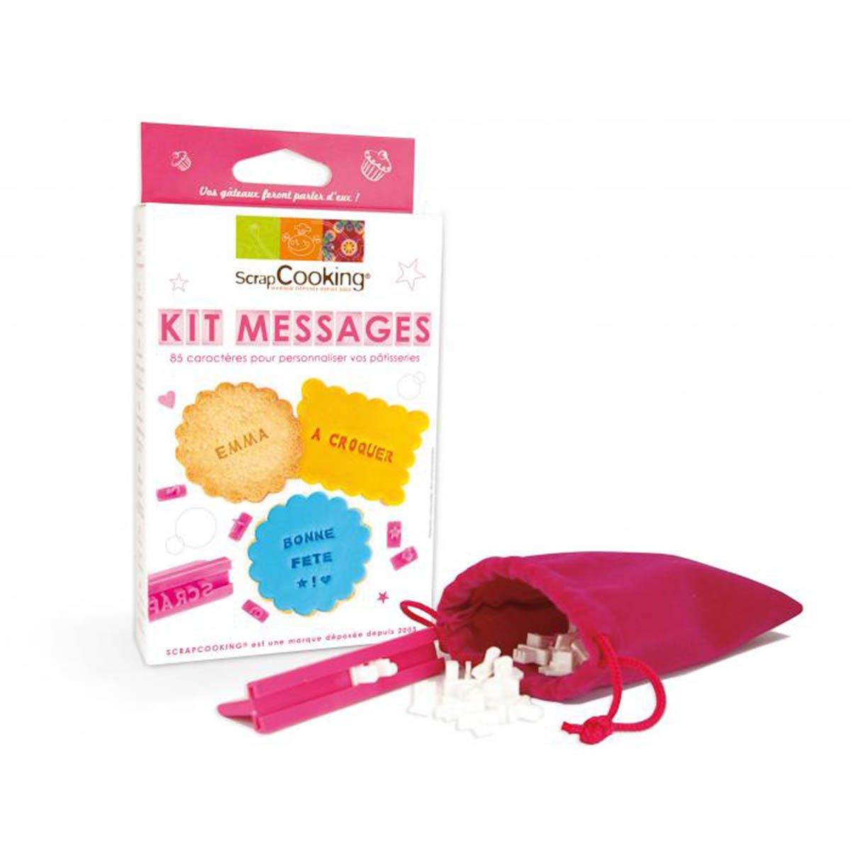 Kit messages - 85 caractères - Scrapcooking 