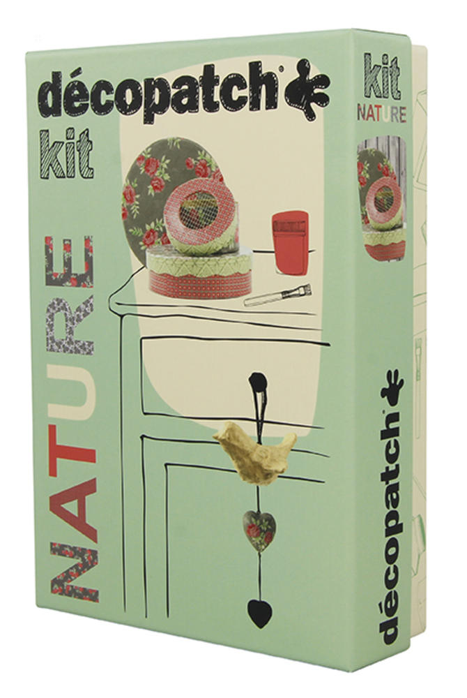 Kit Decopatch - nature - papier mâché