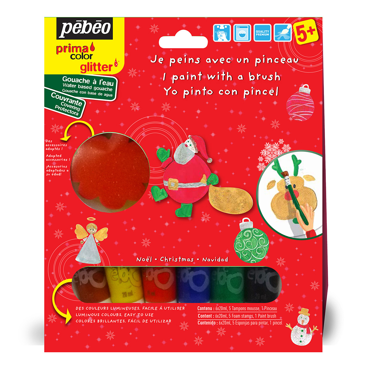 KIT NOEL GOUA GLITTER 6T20ML