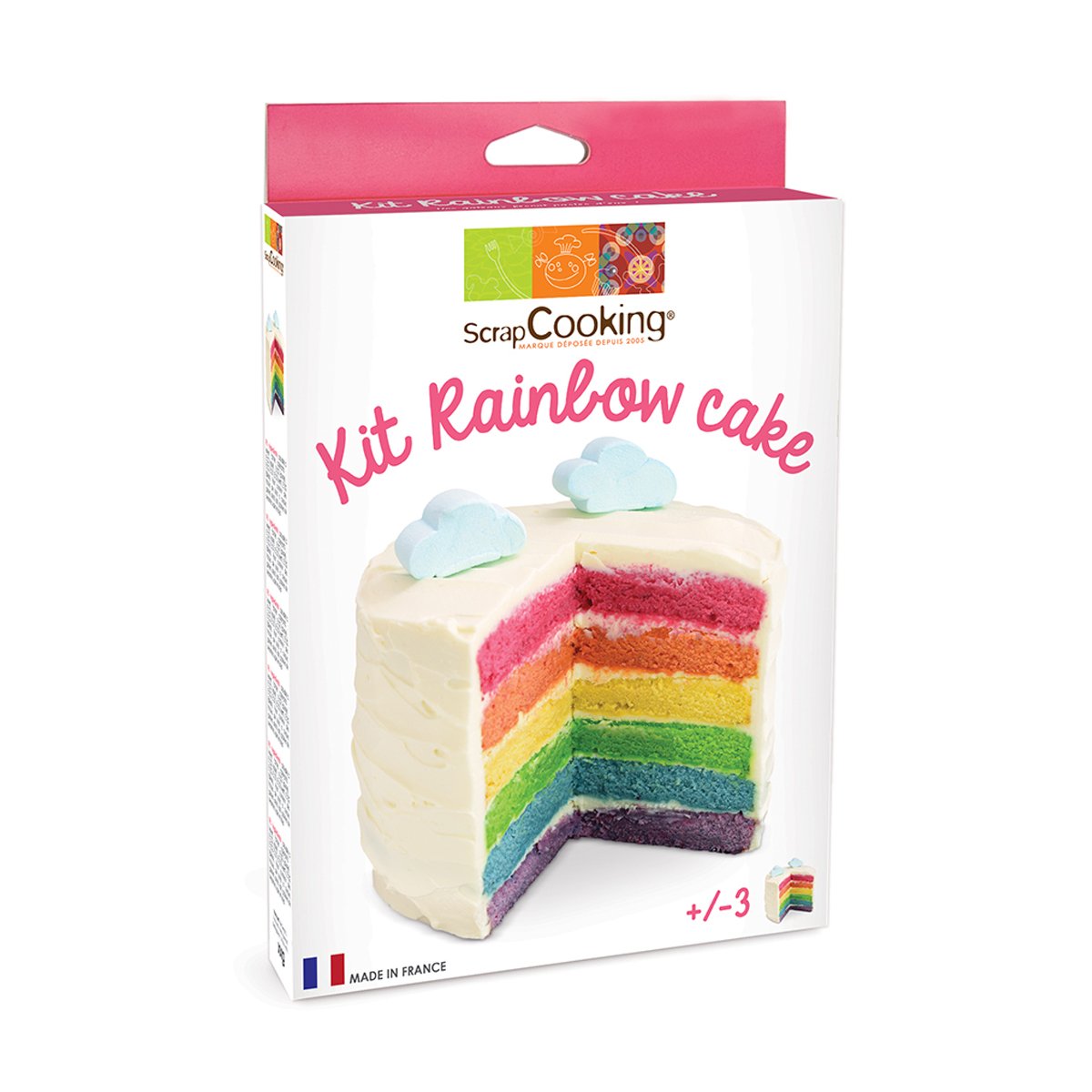 Kit Rainbow cake - Scrapcooking