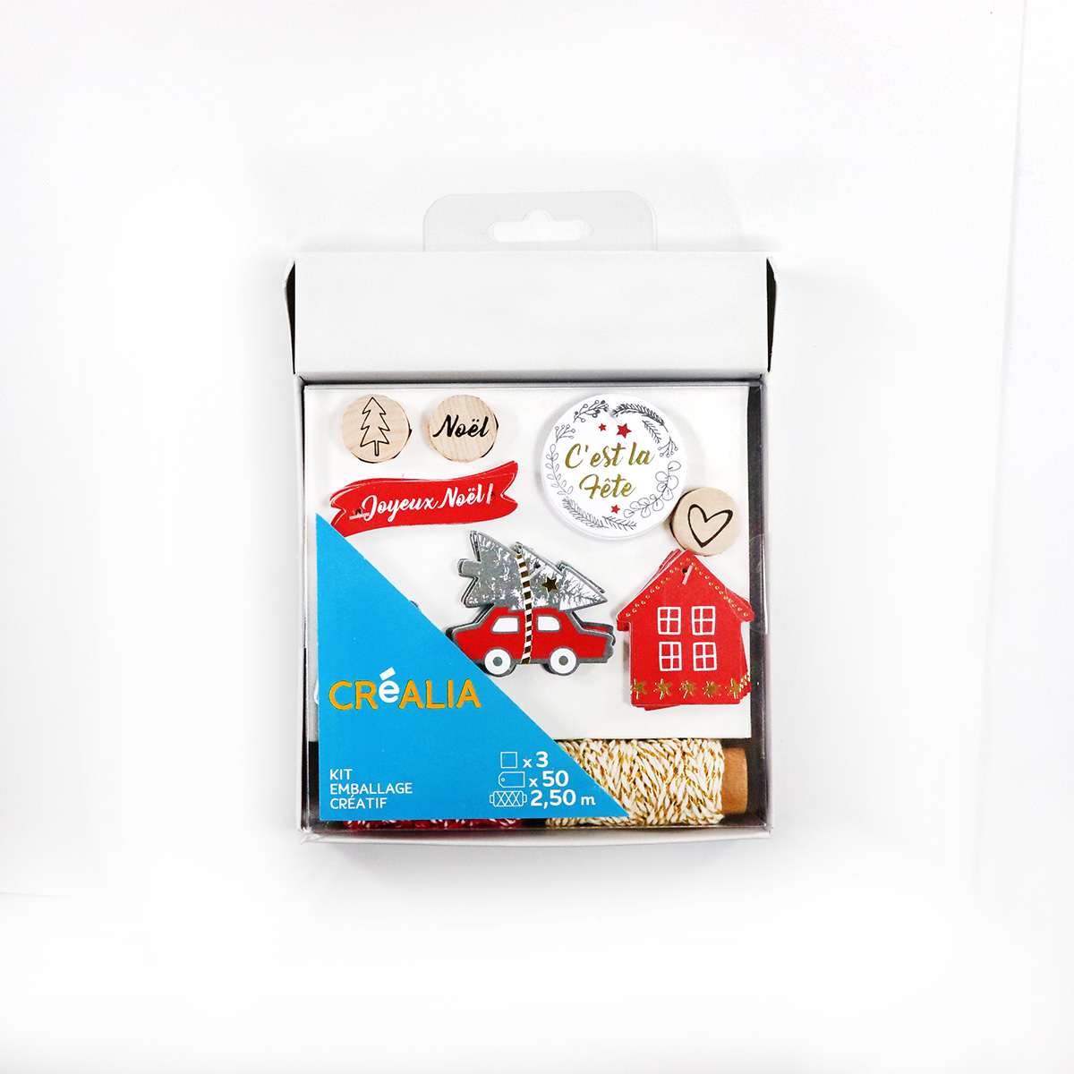 Kit emballage créatif Noël - Cosy vintage