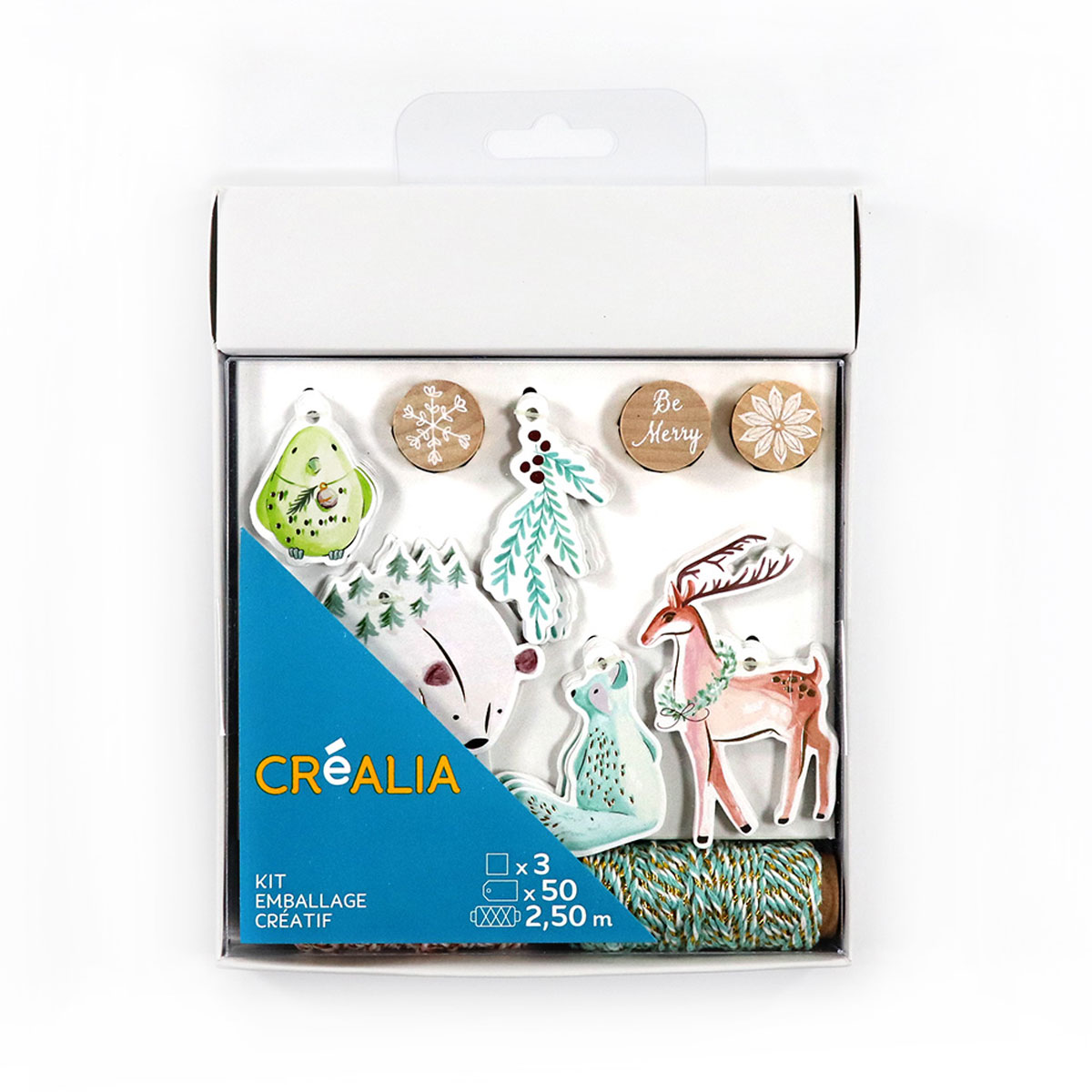 Kit emballage créatif - Hiver poudré