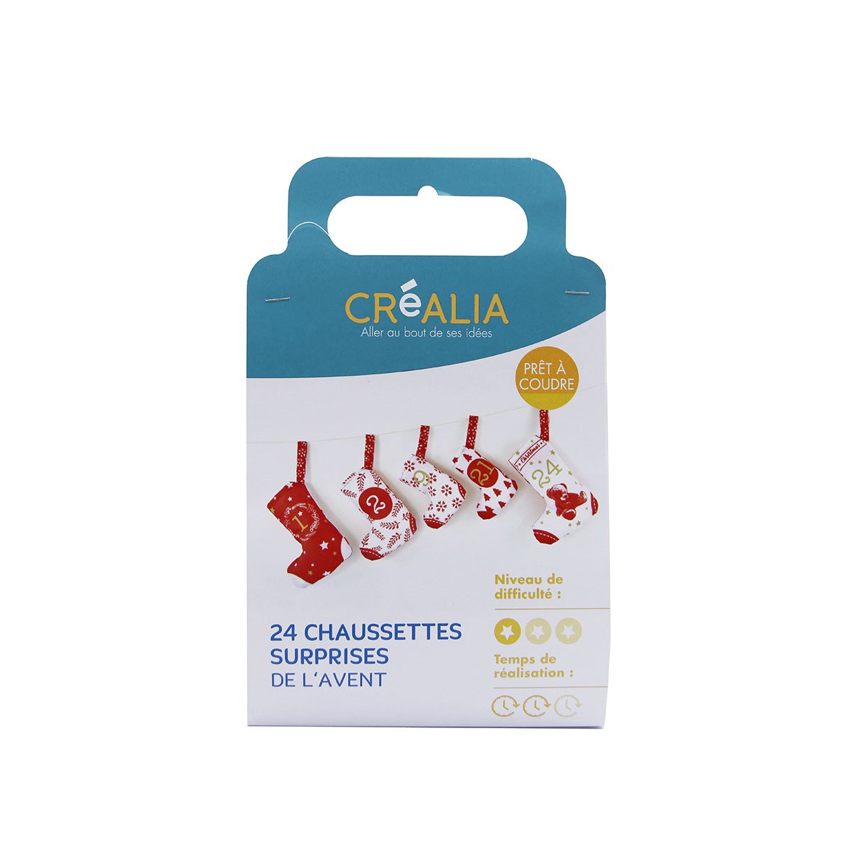 24 Chaussettes surprises de l'Avent - Créalia