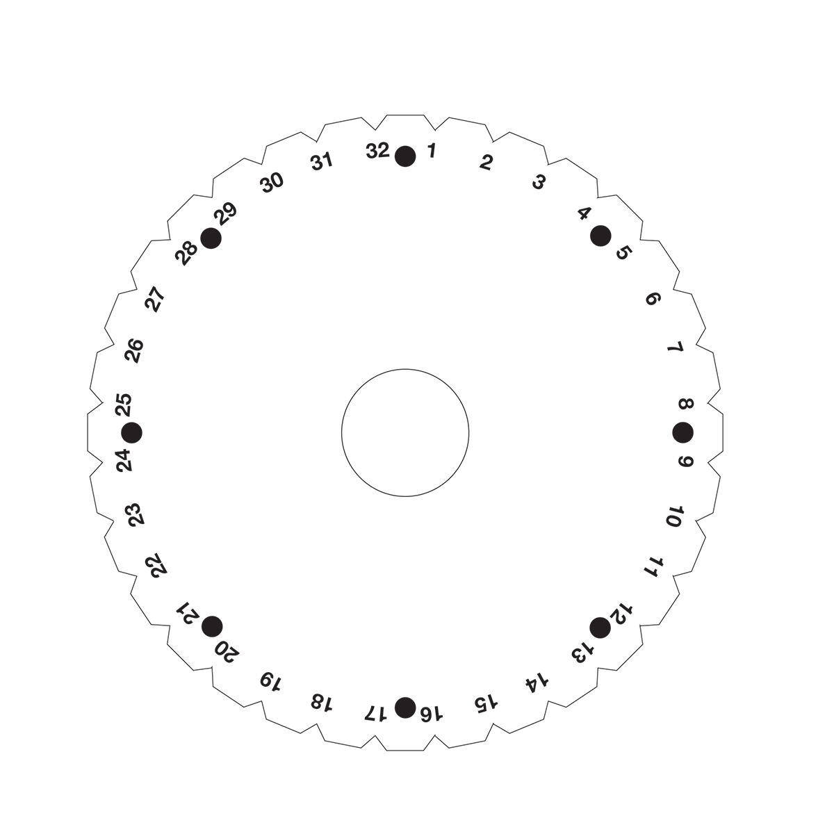 Disque de tressage - Kumihimo