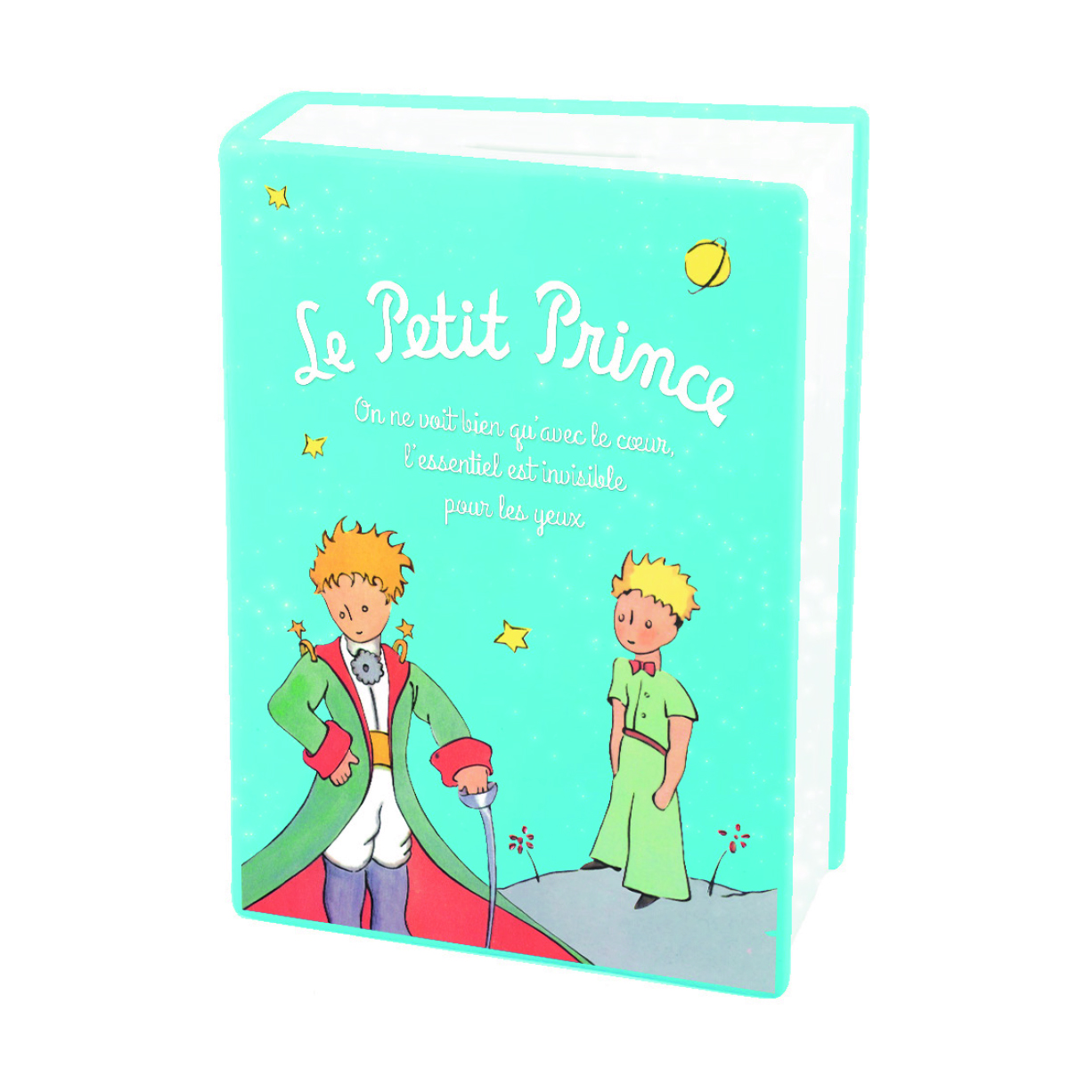Tirelire en forme de livre - Cape et épée - Le Petit Prince