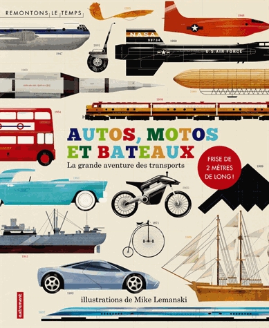 Autos, motos et bateaux - La grande aventure des transports