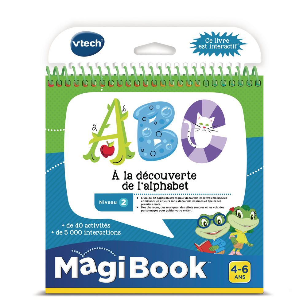 Magibook livre abc à la découverte de l'alphabet VTech