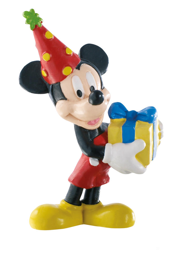 Figurine La Maison de Mickey Disney - Mickey anniversaire - 8 cm