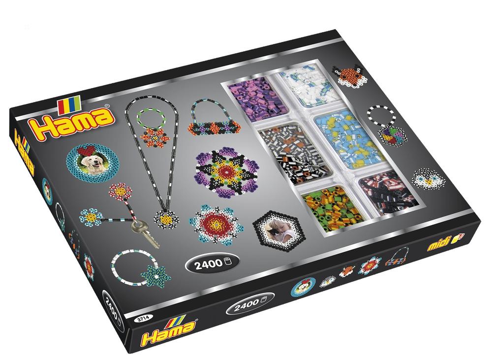 Boîte de perles Hama - MIDI - Perles Bicolores