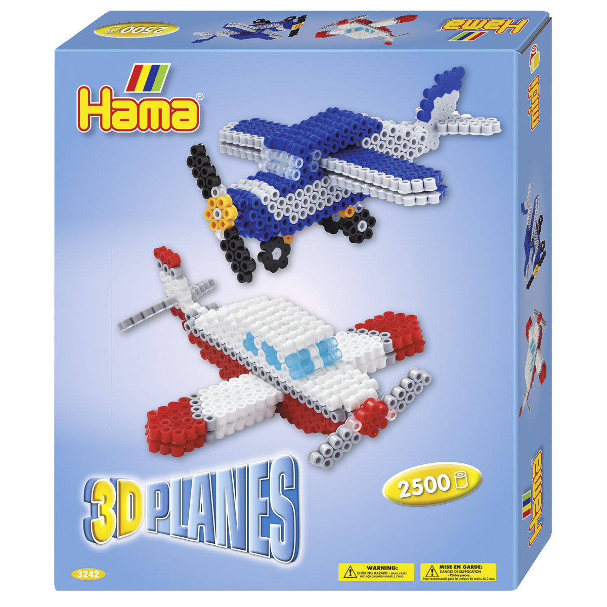 Boîte de perles Hama - MIDI - Avion 3D