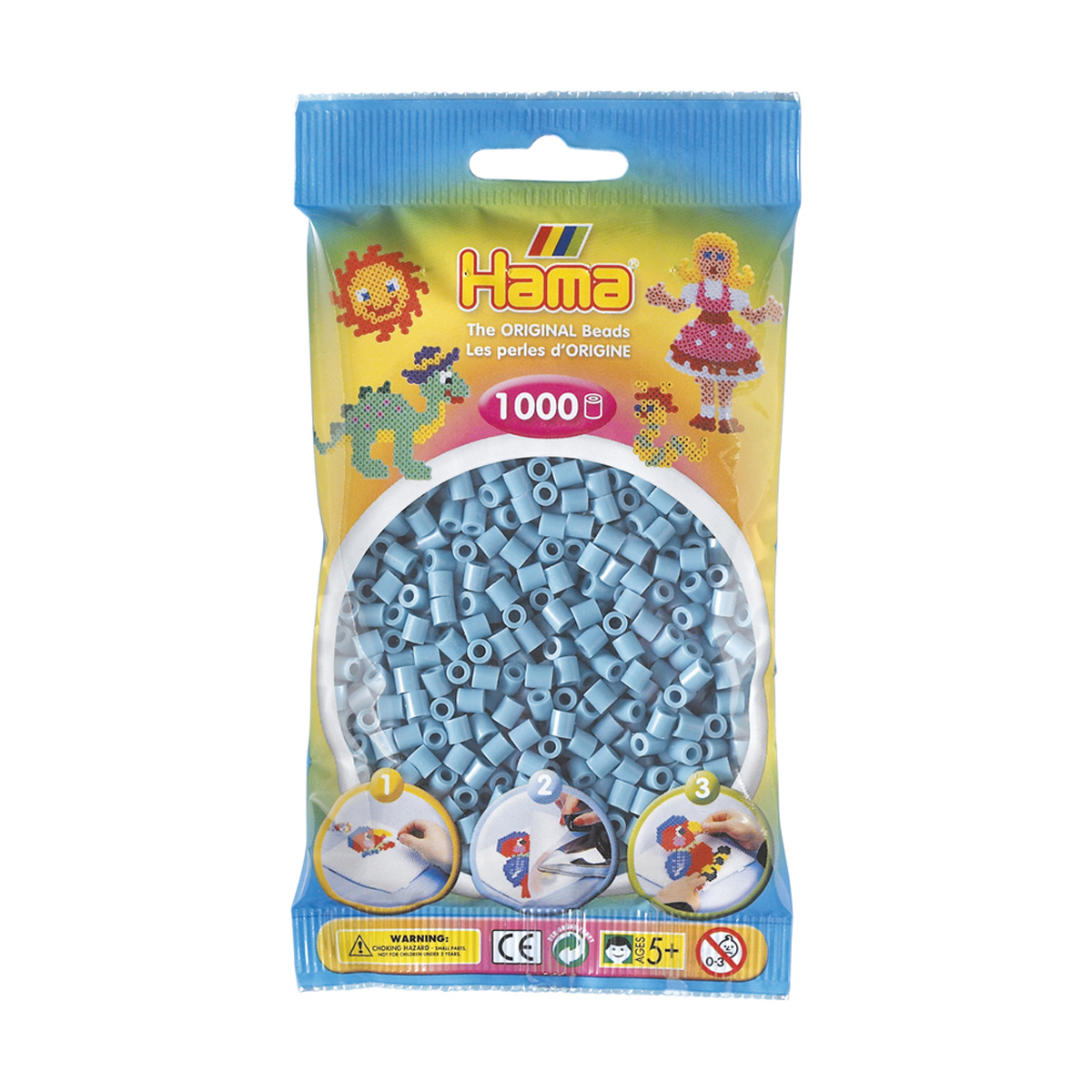 Sachet 1000 perles Hama - MIDI - turquoise - 20731