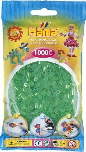 Sachet 1000 perles Hama - MIDI - vert transparent - 20716