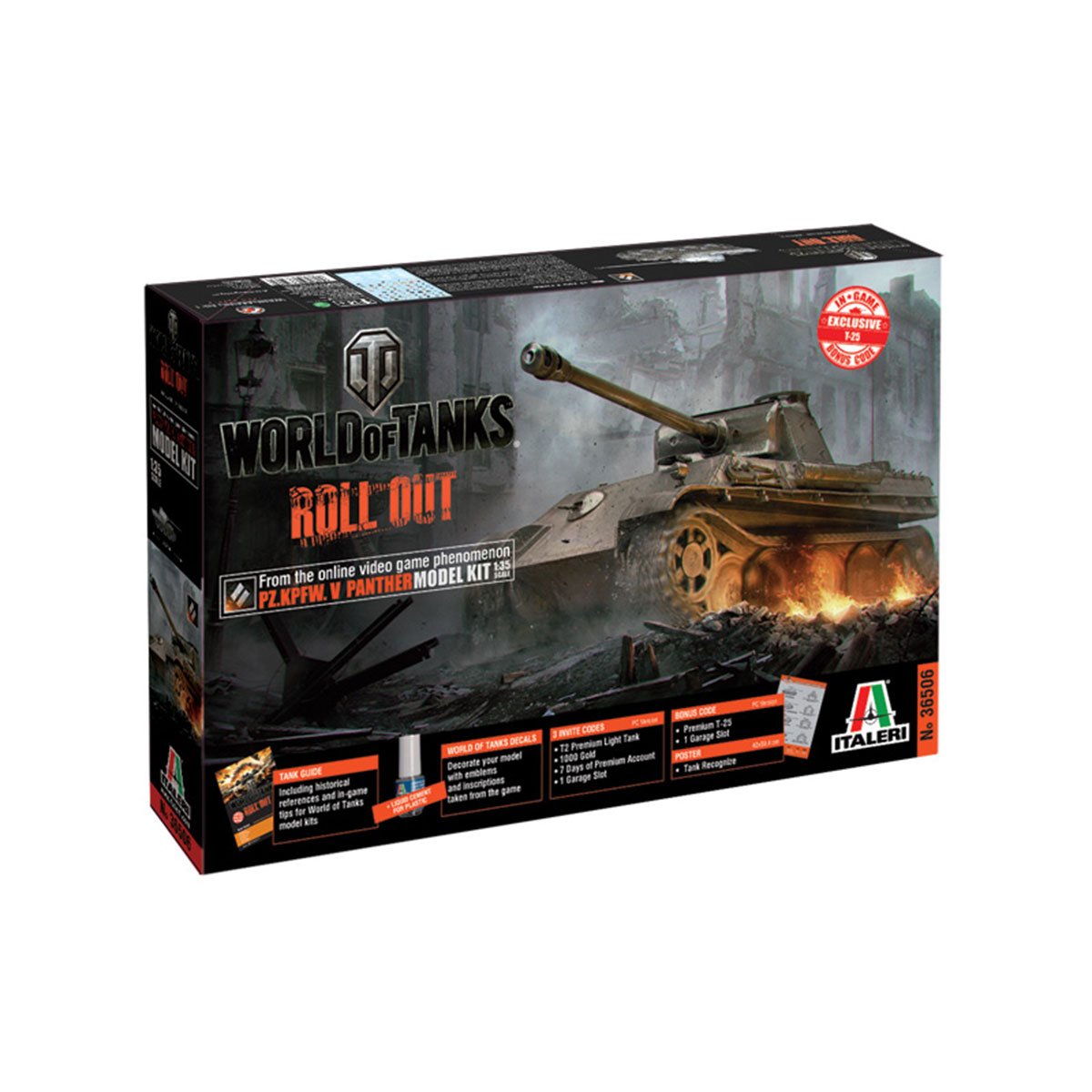 Maquette militaire - Char Panther World of tanks - I36506