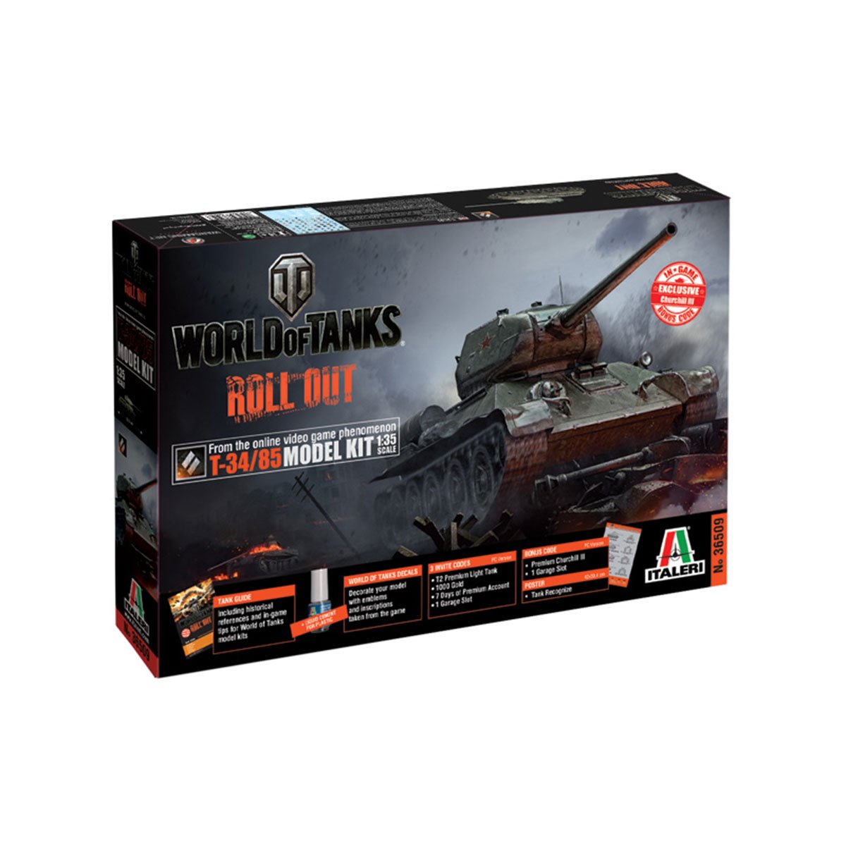 Maquette militaire - Char T-34/85 World of tanks - I36509