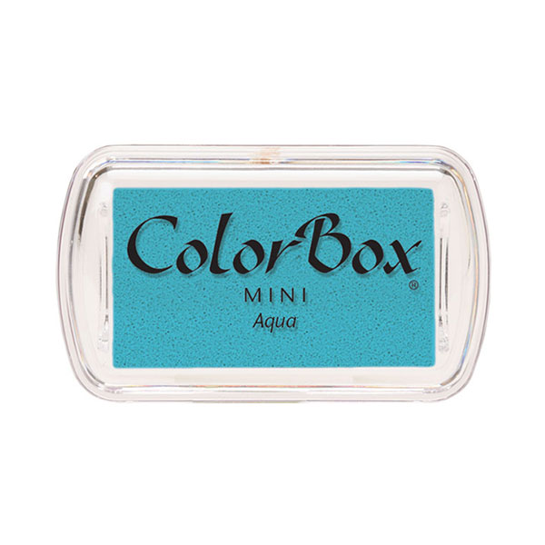 Mini encreur Colorbox - aqua