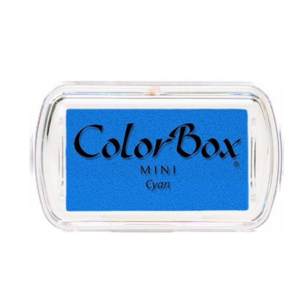 Mini encreur Colorbox - cyan