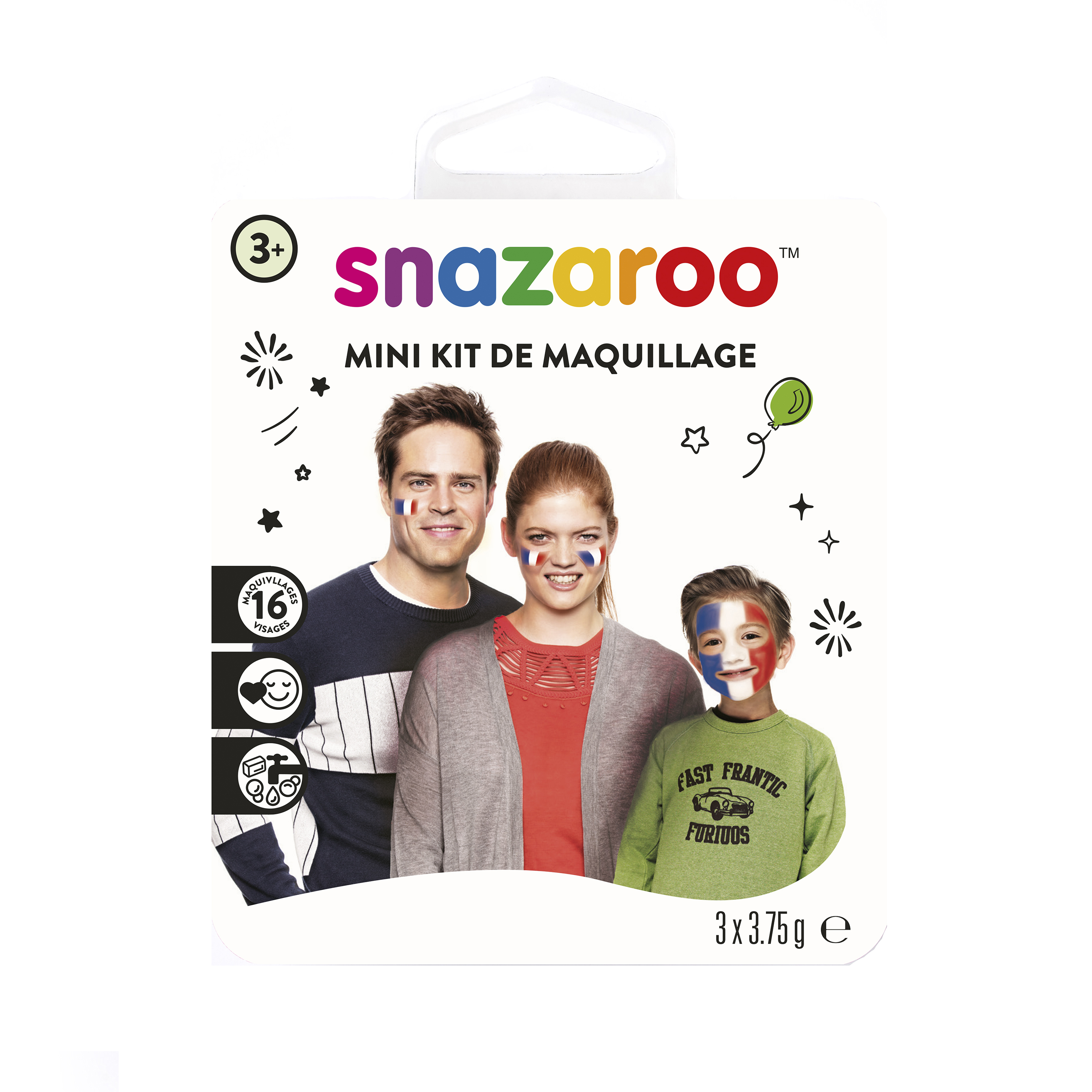 Mini kit maquillage France - Snazaroo