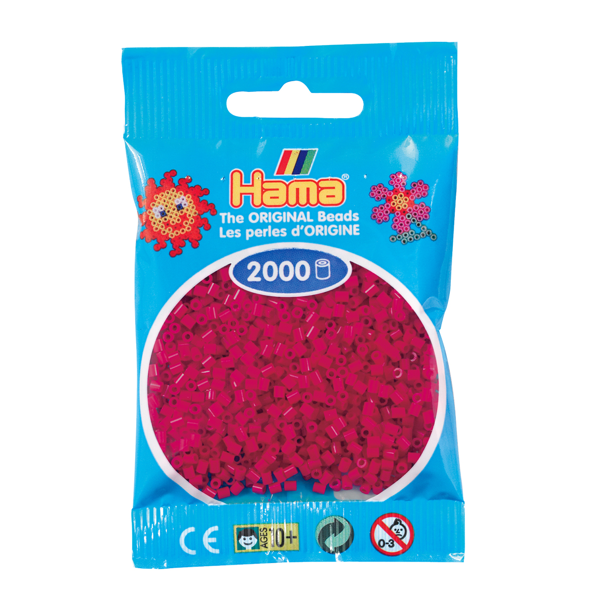 Sachet 2000 Mini perles Hama - lie de vin - 50129