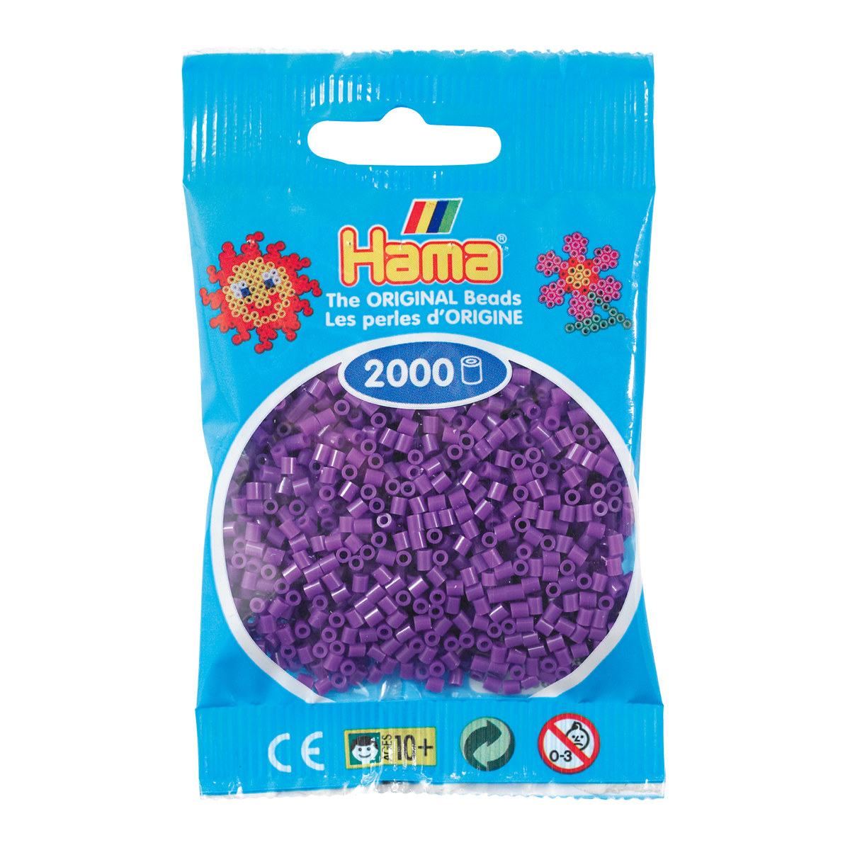 Sachet 2000 Mini perles Hama - violet - 50107