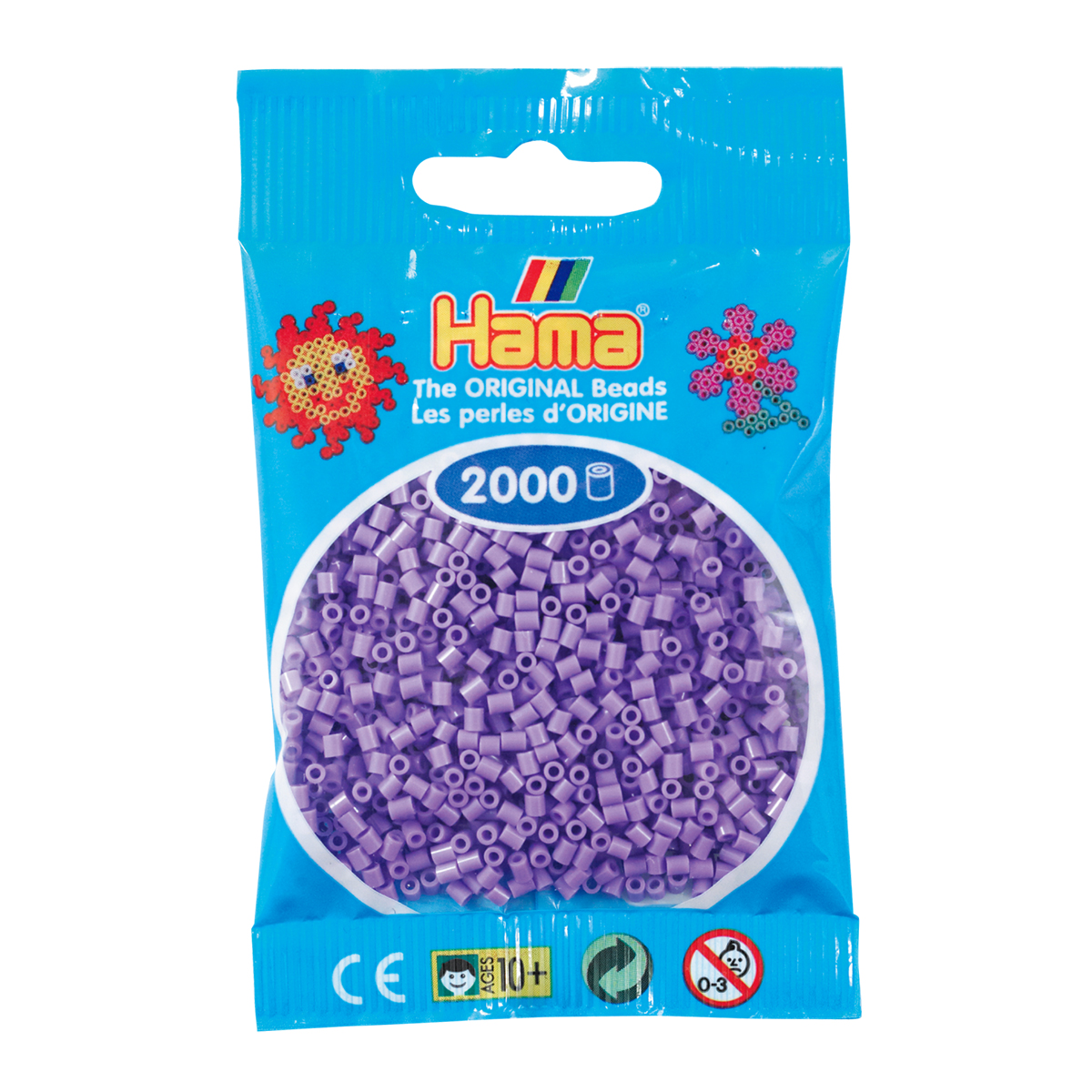 Sachet 2000 Mini perles Hama - violet pastel - 50145