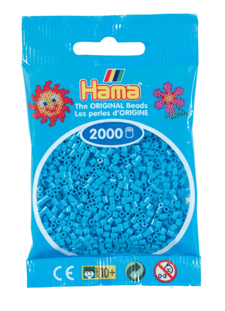 Sachet 2000 Mini perles Hama - Azur - 50149