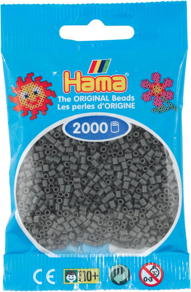 Sachet 2000 Mini perles Hama - Gris foncé - 50171