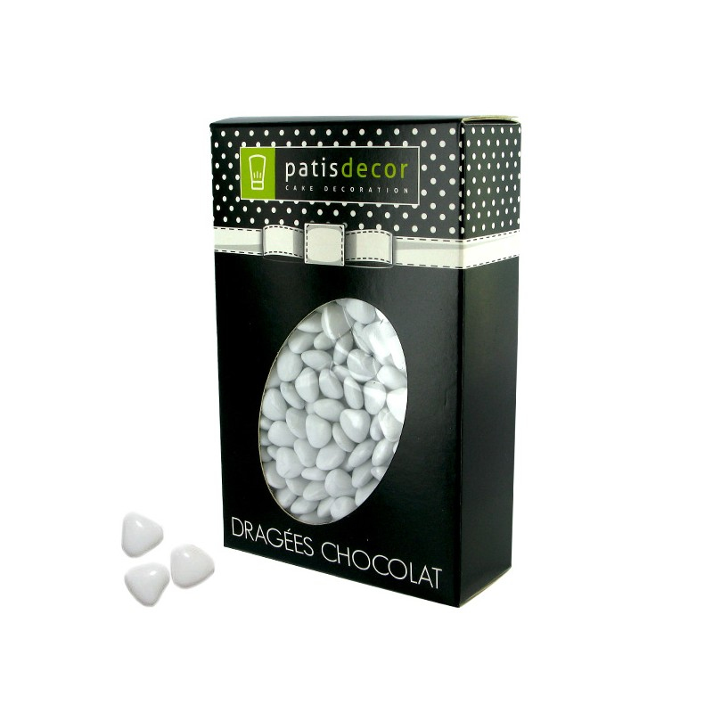 Mini-coeurs chocolat blanc - 500g - Patisdécor