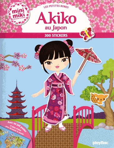 Les petites robes - Akiko au Japon - 300 stickers