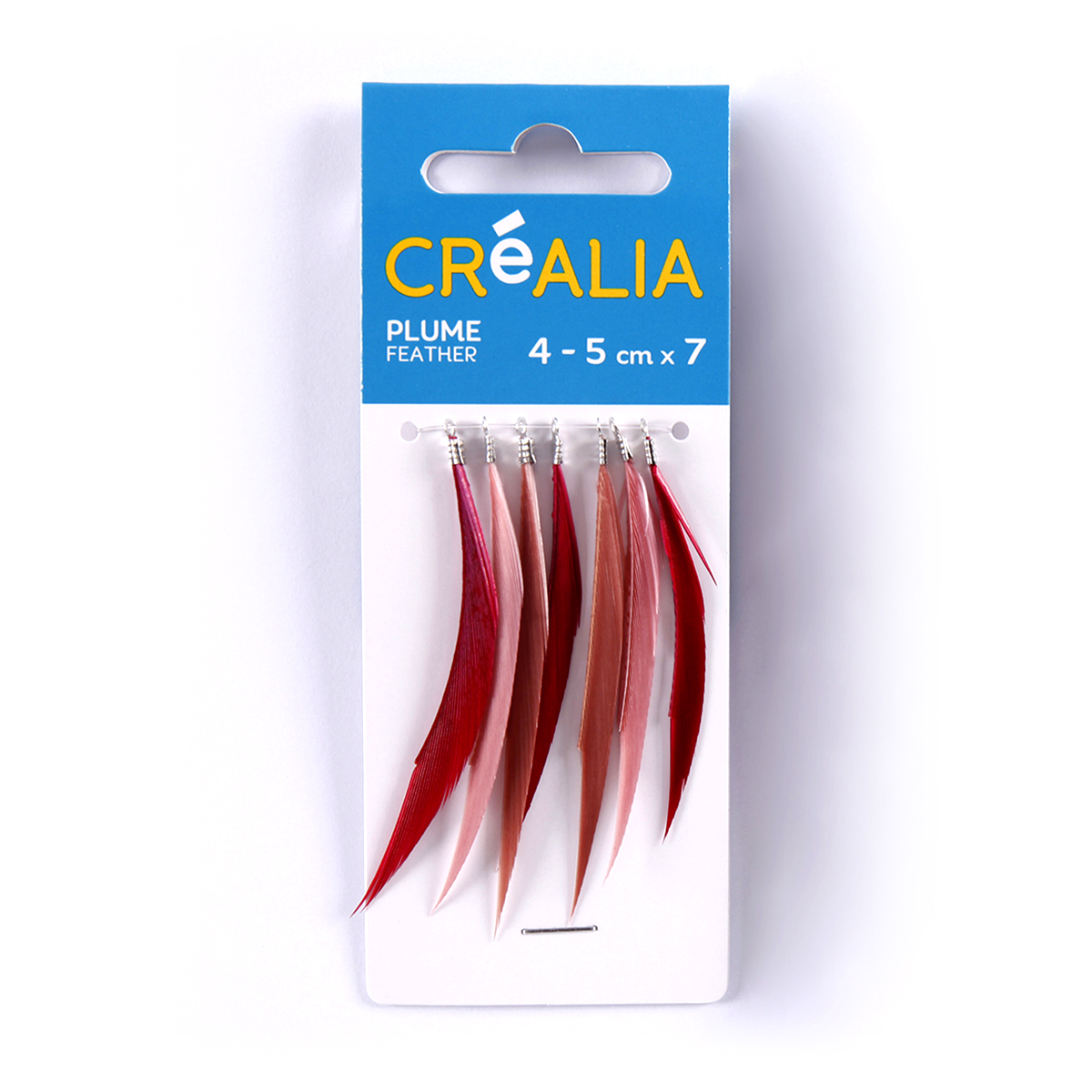 7 minis plumettes - framboise & bordeaux - Créalia