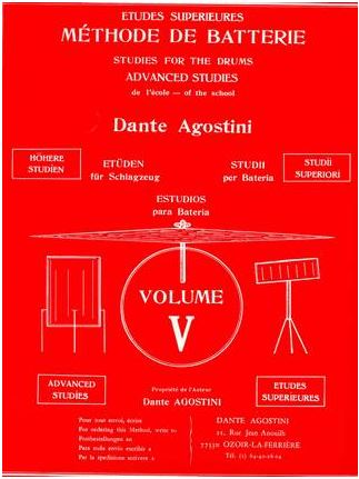 Méthode de batterie V.5 - Etudes supérieures - Dante Agostini 