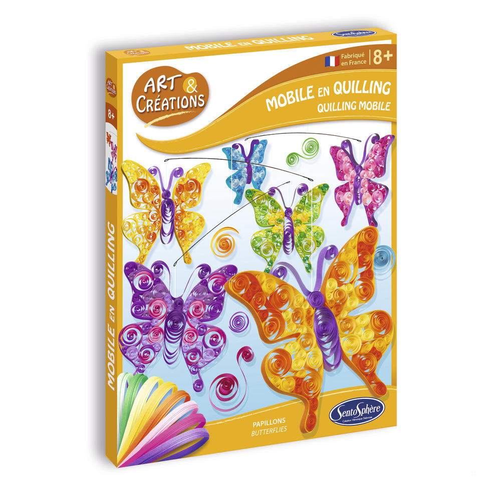 Kit mobile en quiling - papillons 