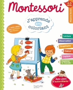 Montessori j'apprends en coloriant MS