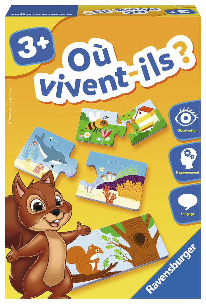 Où vivent-ils ? - Ravensburger