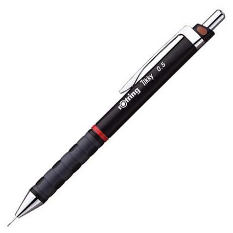 Porte-mines Rotring Tikky II - calibré - mine 0,5 mm - noir
