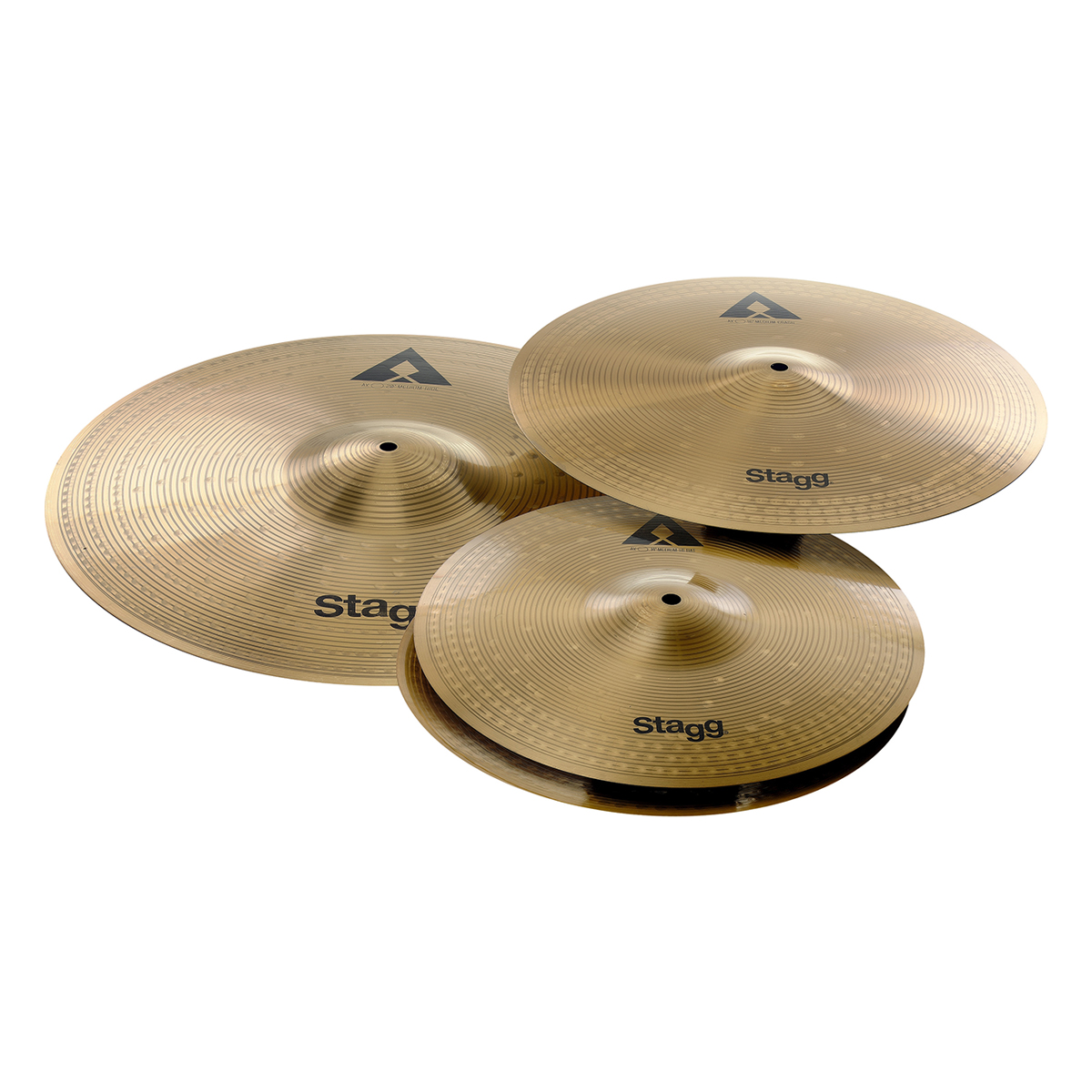 Stagg - Pack de 3 cymbales AXK SET