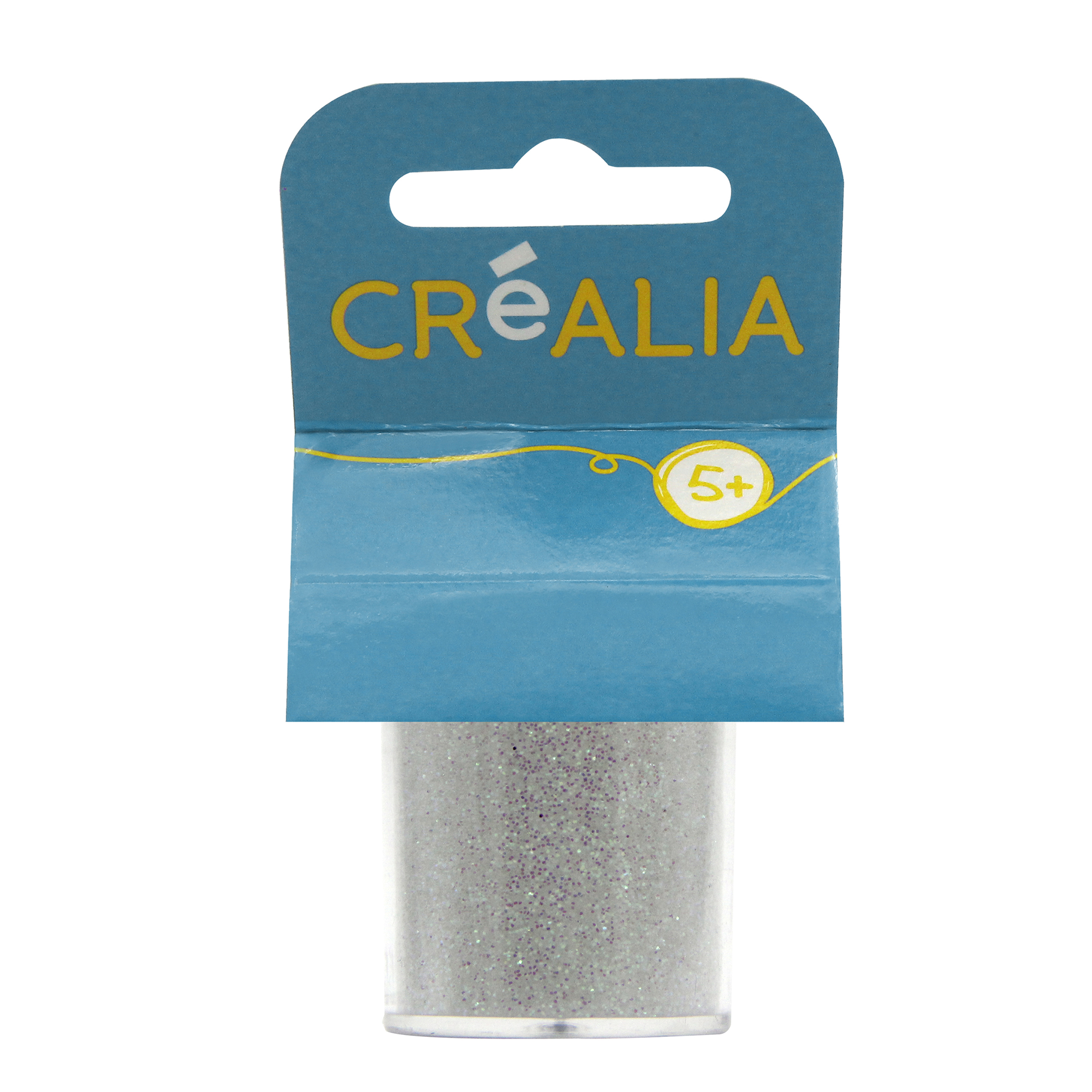 Paillettes en flacon de 10gr - Blanc irisé - Créalia
