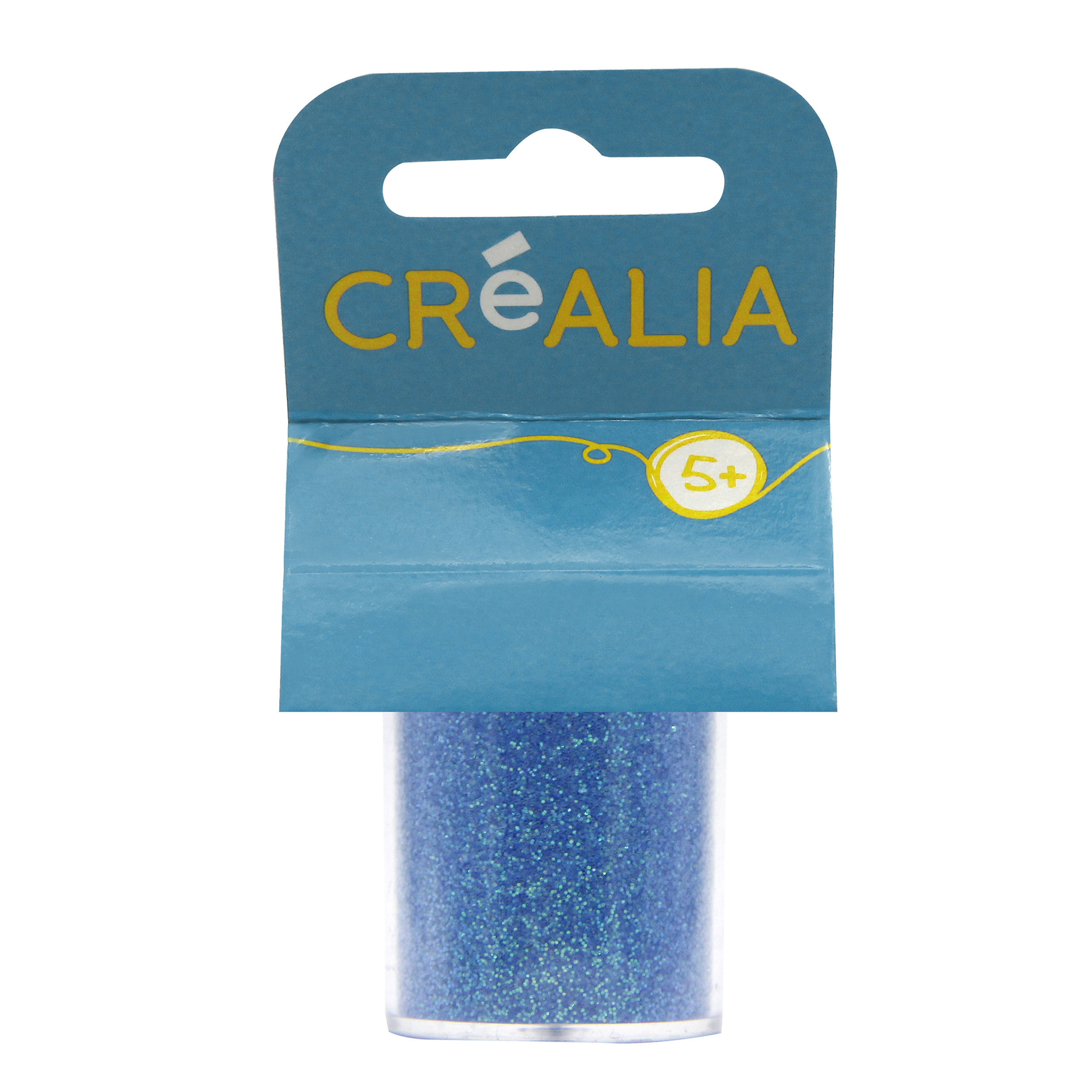 Paillettes en flacon de 10gr - Bleu fluo - Créalia