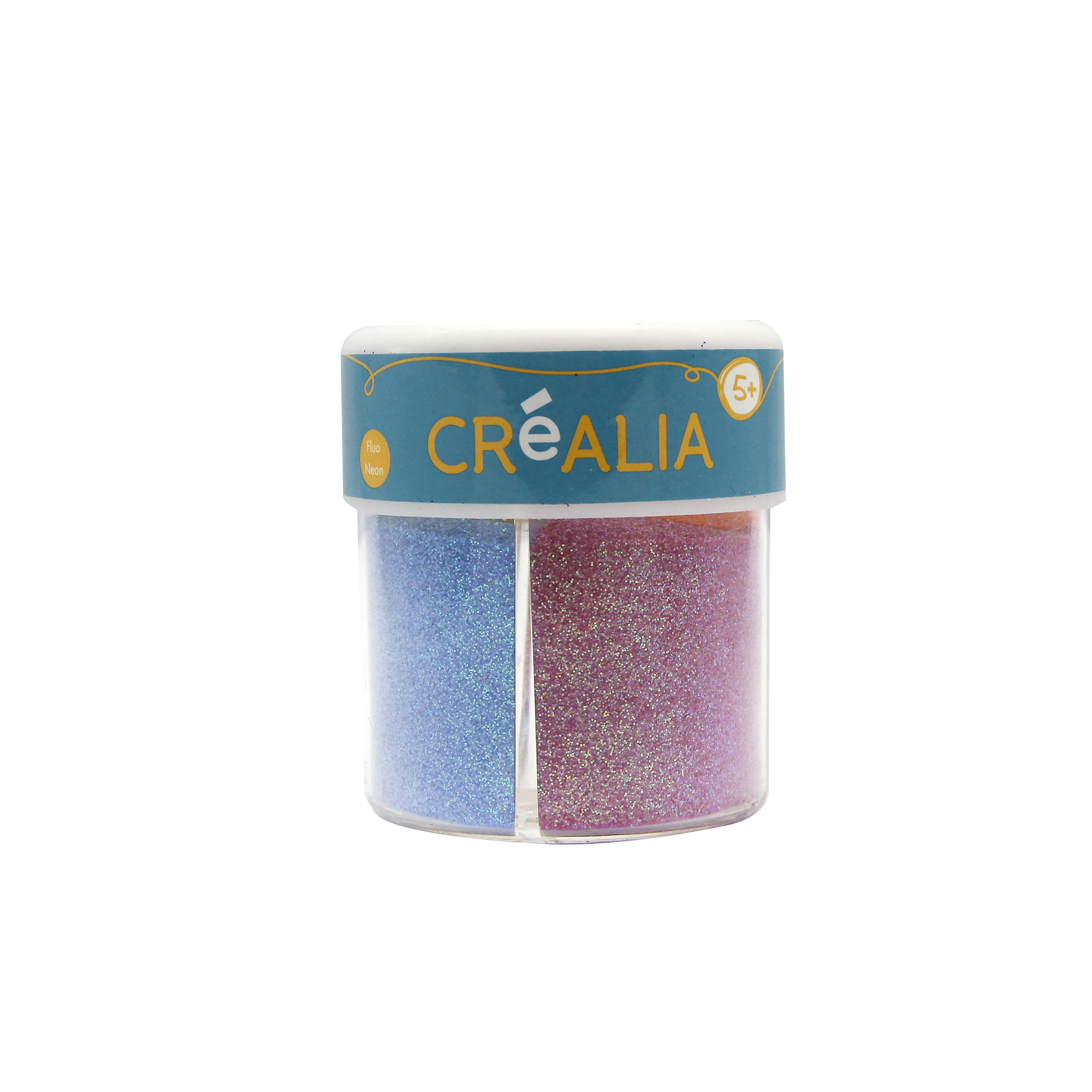 Paillettes mix Fluo - Flacon de 80gr - Créalia