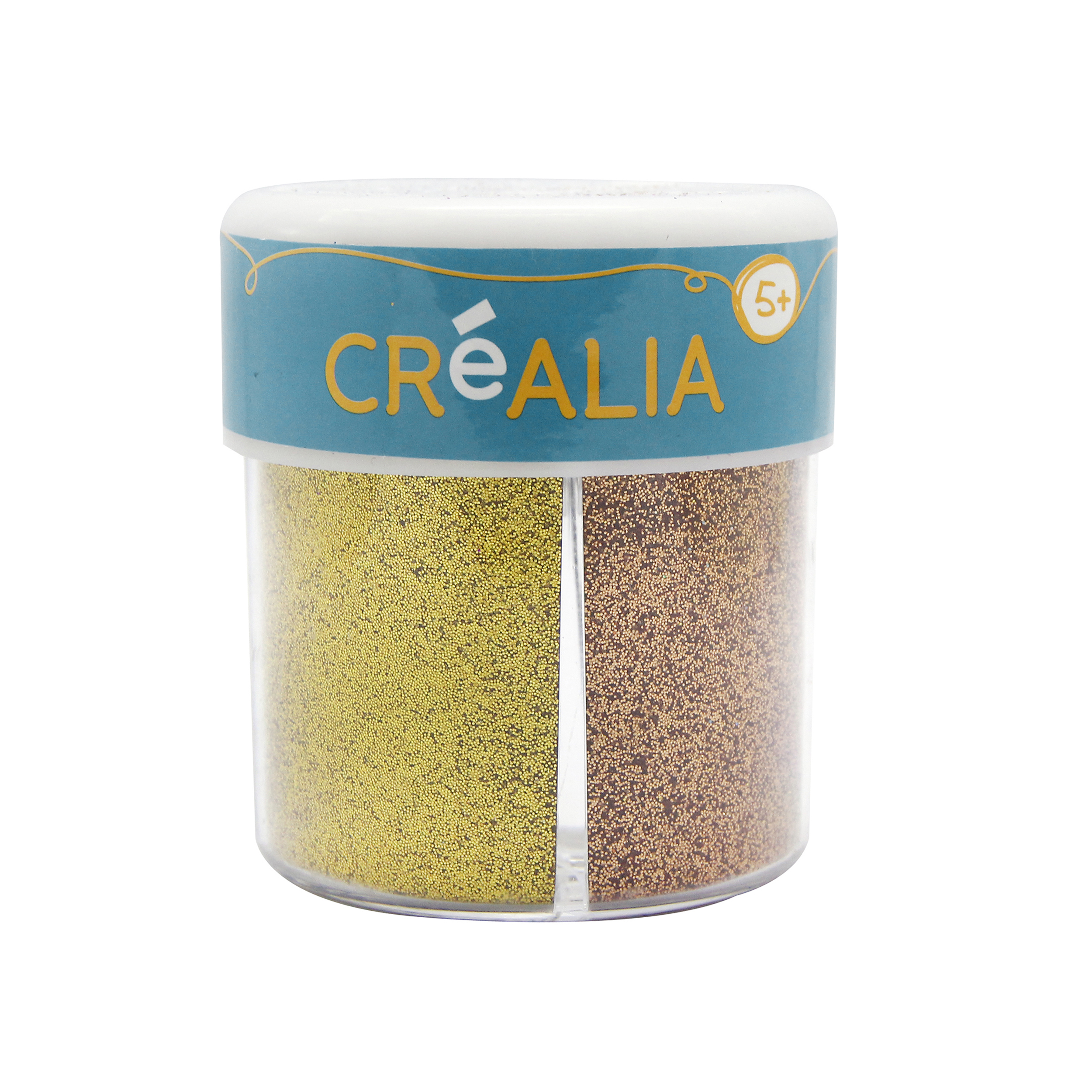 Paillettes mix Or - Flacon de 80gr - Créalia