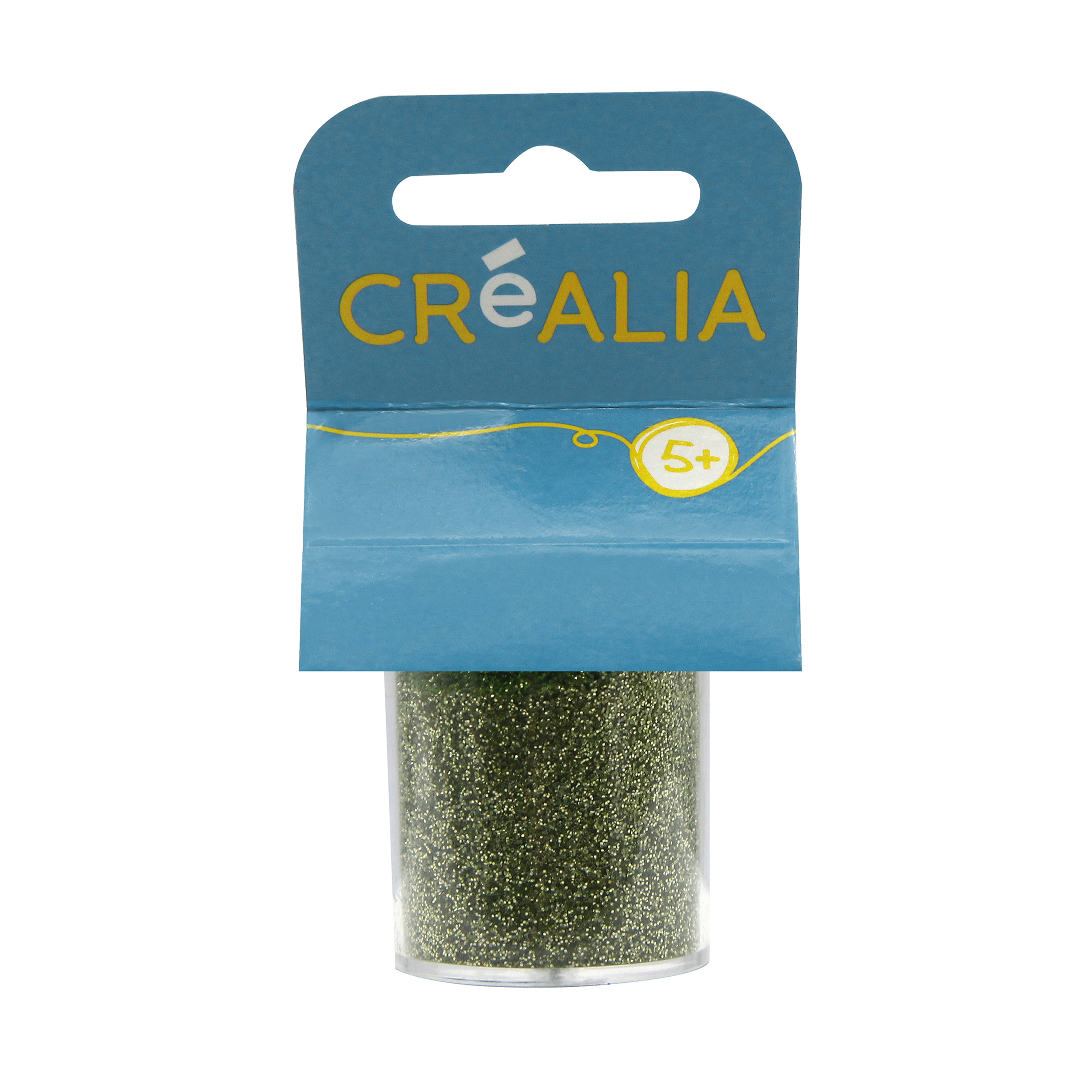 Paillettes en flacon de 10gr - Vert clair - Créalia