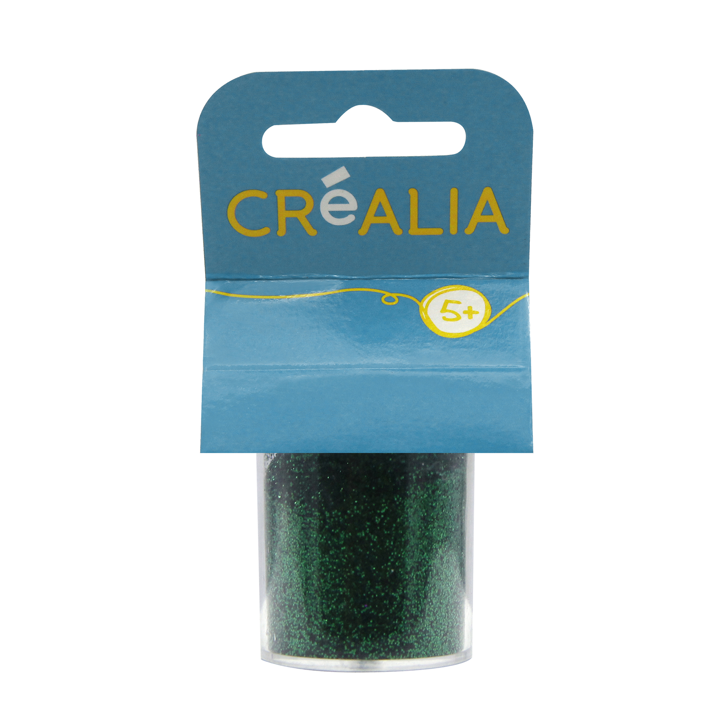 Paillettes en flacon de 10gr - Vert sapin - Créalia