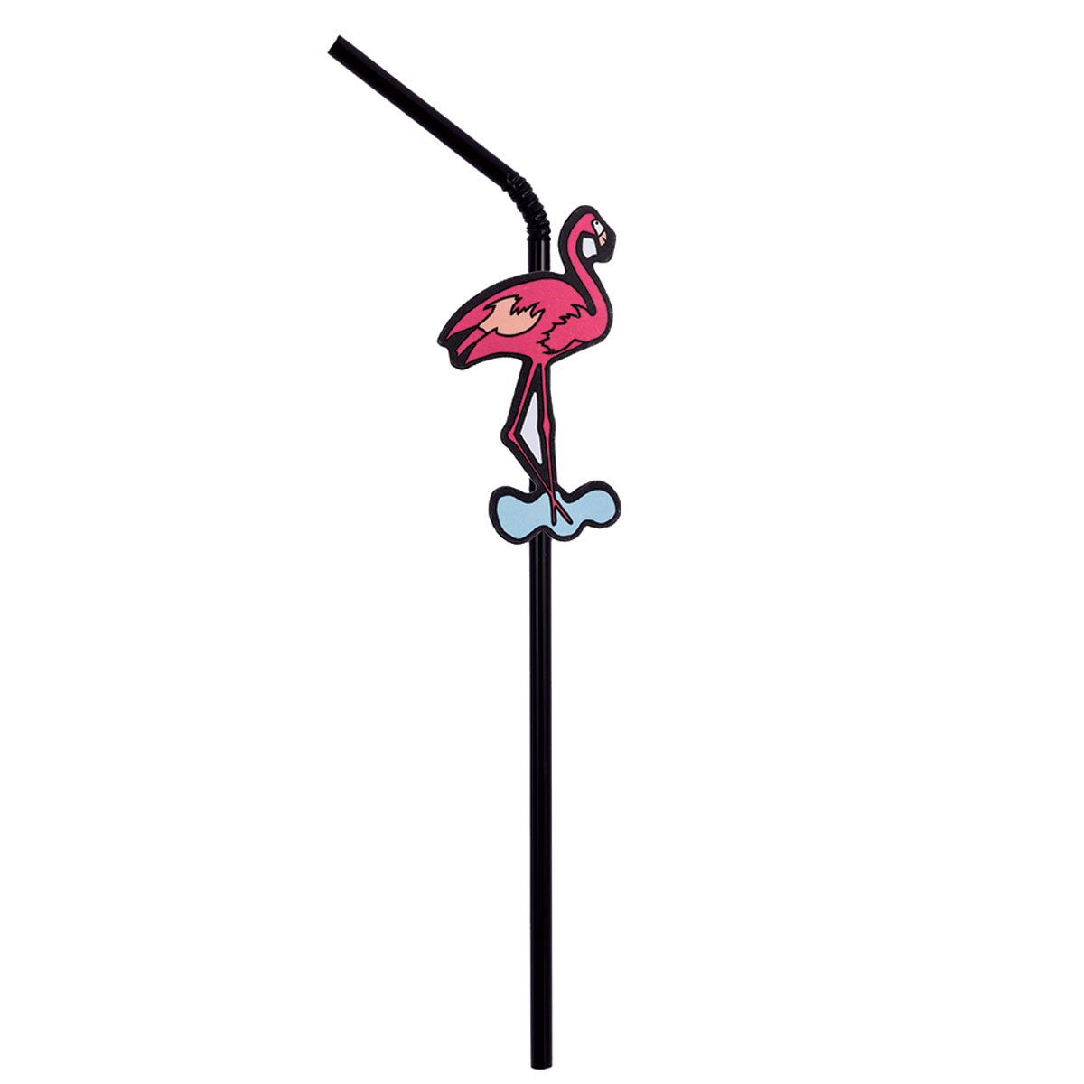 24 pailles - Flamant rose - Rico