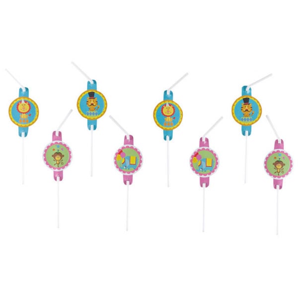 8 pailles - Cirque Fisher Price