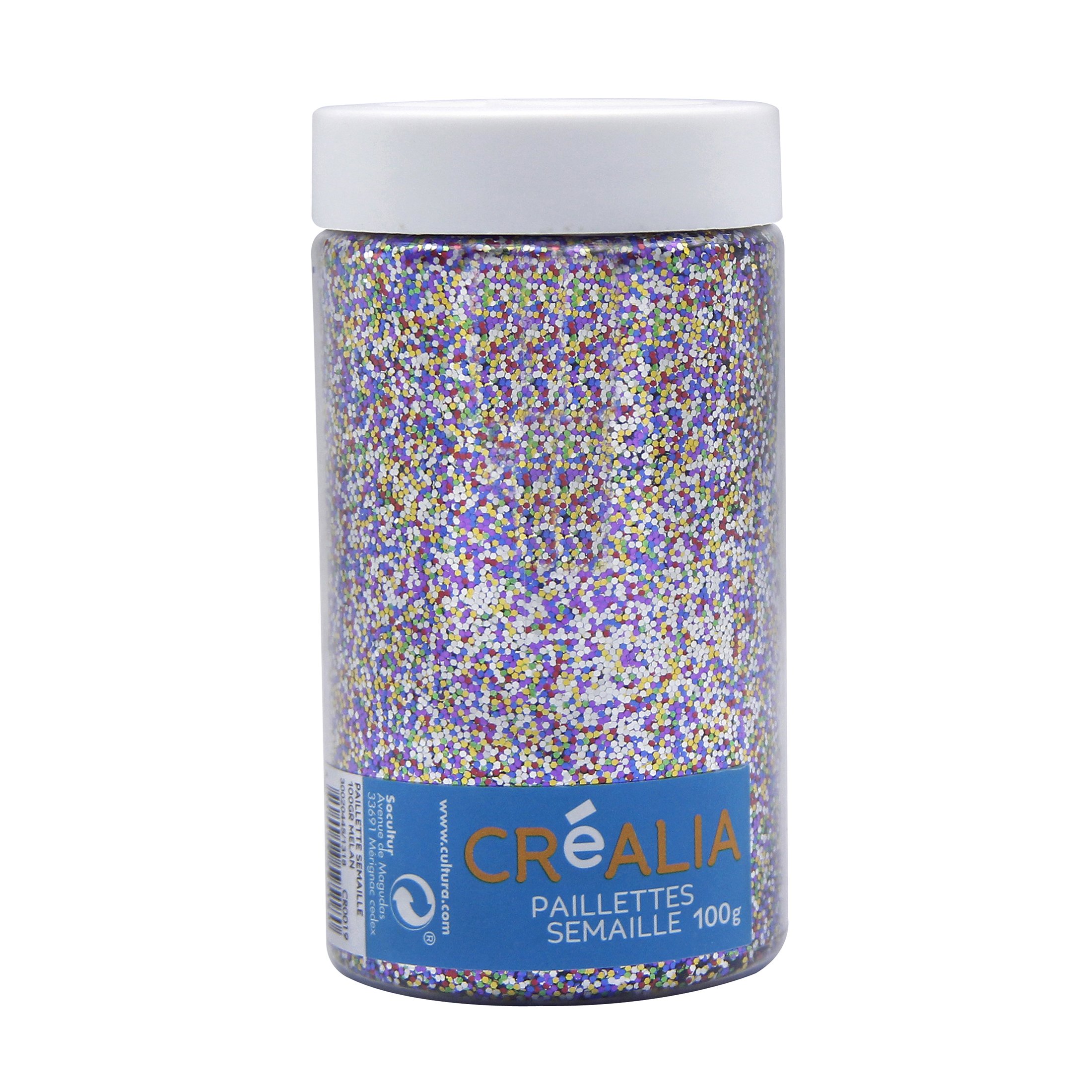 Paillettes semaille 100g - mélangé - Créalia