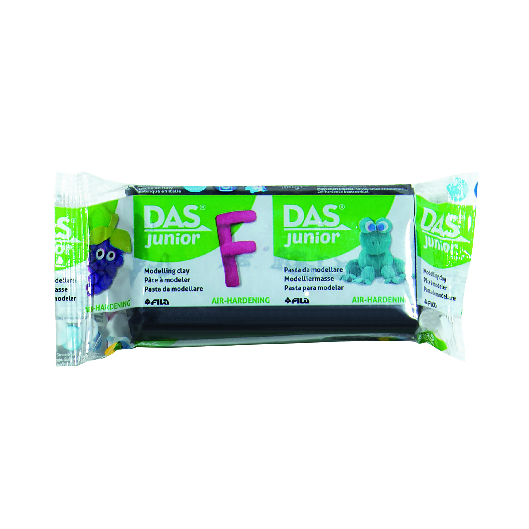 Pain de pâte auto-durcissante DAS junior - Noire - 100g