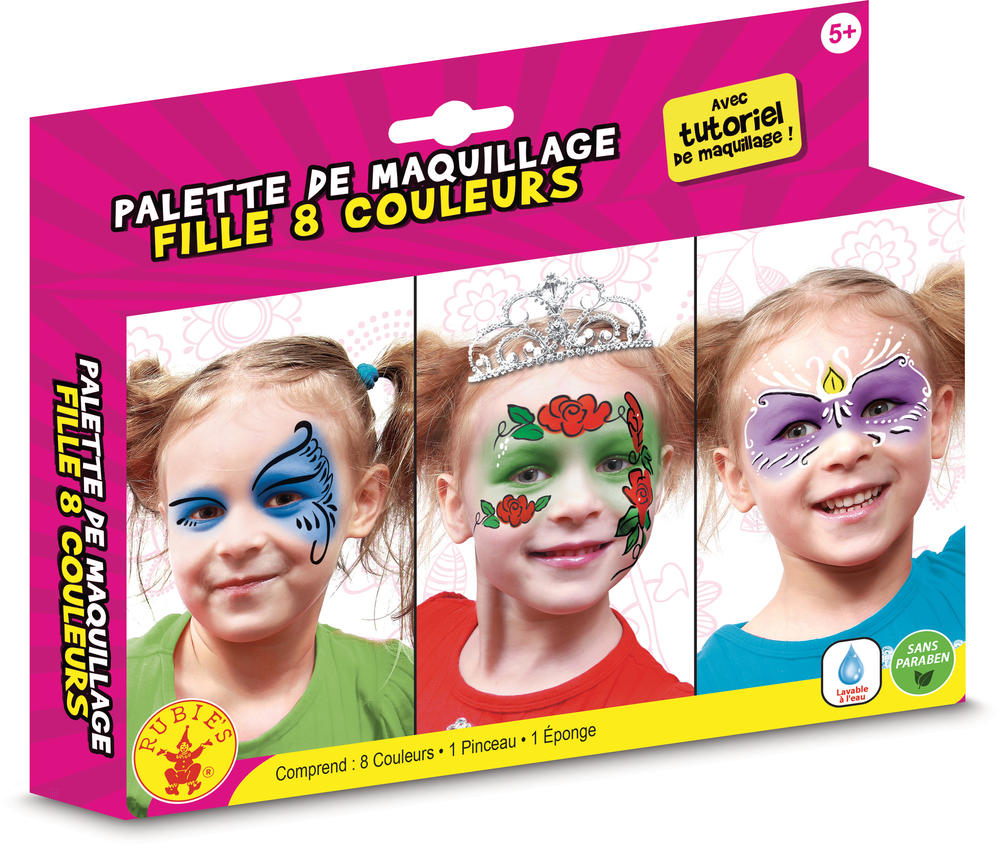 Palette maquillage Fille 8 couleurs