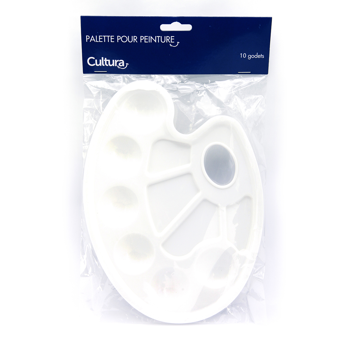 Palette en plastique ovale 10 godets - Cultura