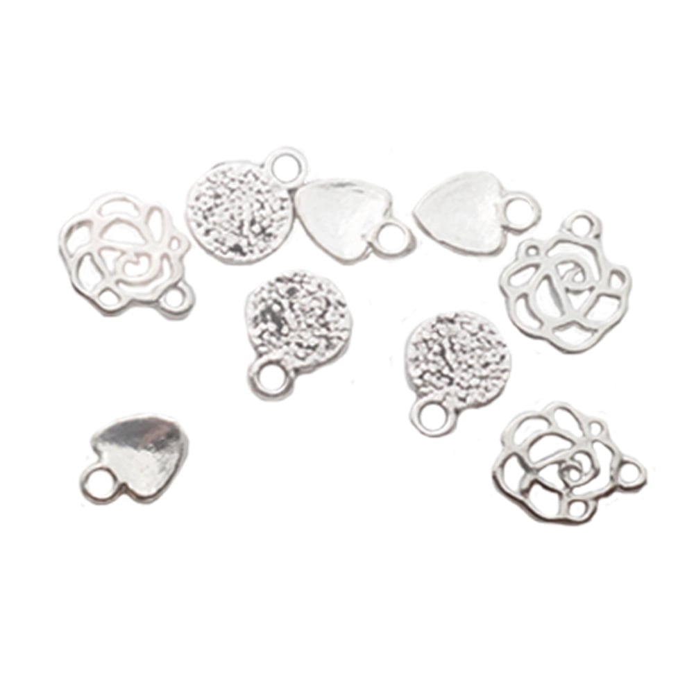 Pampille - Métal Argenté Cœur